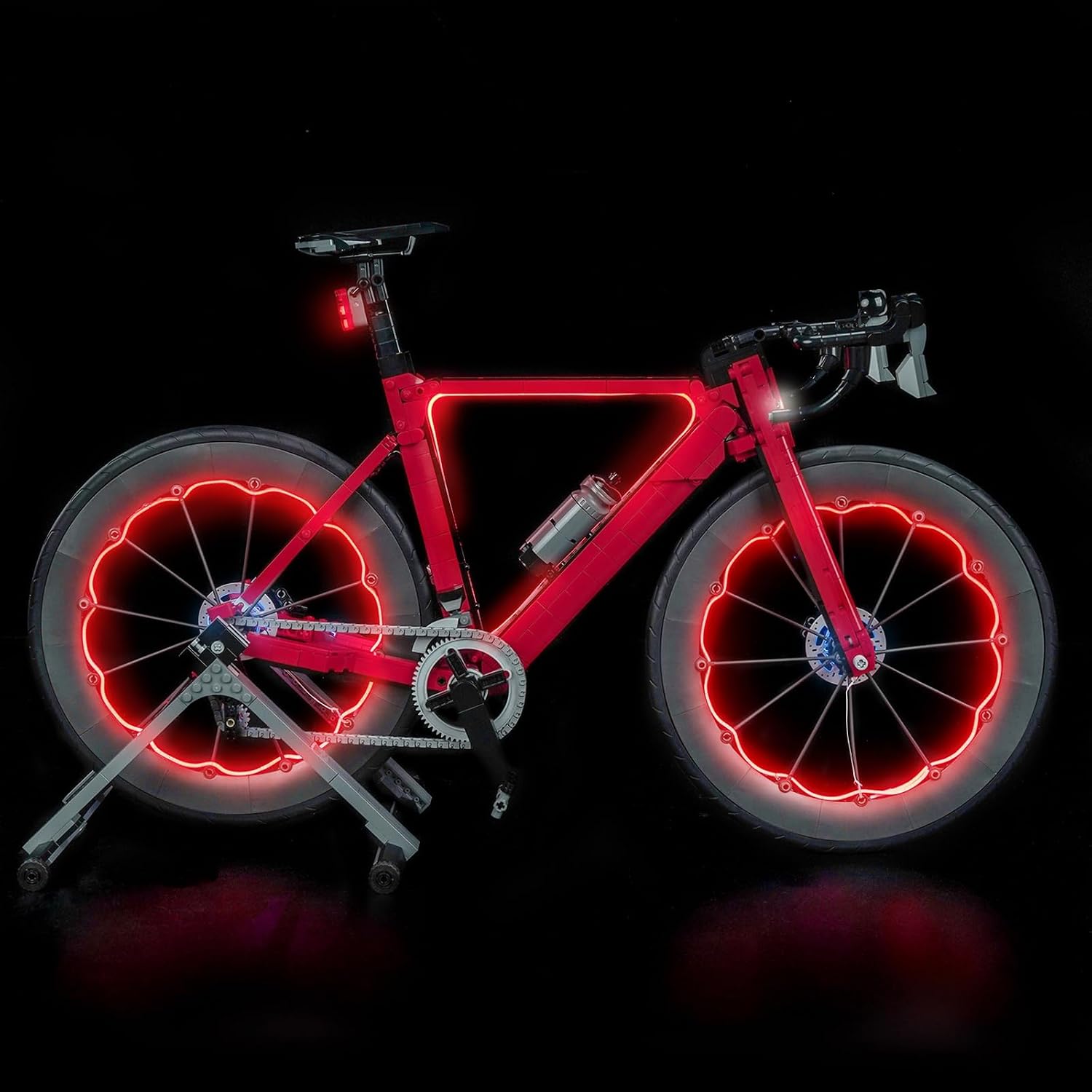LocoLee Light kit Compatible with Lego Road Bike - Not Actual Model Only Lights, LED Lighting Accessories for LEGO 11380 lcons for Display Collectors image 3
