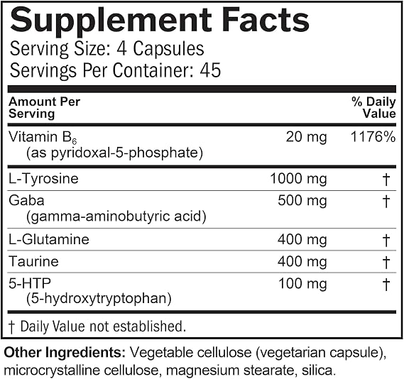 BRAINMD Dr Amen NeuroLink - 180 Capsules - Promotes Optimal Brain Function, Focus & Concentration - Gluten Free - 45 Servings