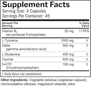 BRAINMD Dr Amen NeuroLink - 180 Capsules - Promotes Optimal Brain Function, Focus & Concentration - Gluten Free - 45 Servings