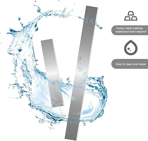 Miniatura 7 de 6 cortadores de arcilla polimérica flexibles, rectos, de 7.9 pulgadas, 3.9 pulgadas, hoja de acero inoxidable, juego de herramientas de corte para