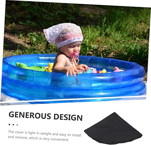 Miniatura 8 de Happyyami 3pcs Pool Cover Inflatable Kiddie Pool Pool Floor mat Heavy Duty Pool tarp Solar Cover for Above Ground Pool Piscina para niños Outdoor