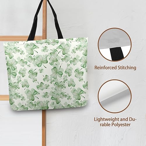 Miniatura 3 de Dacawin Bolsas de lona para mujer, reutilizables, para compras, viajes, comestibles, bolsa de hombro grande