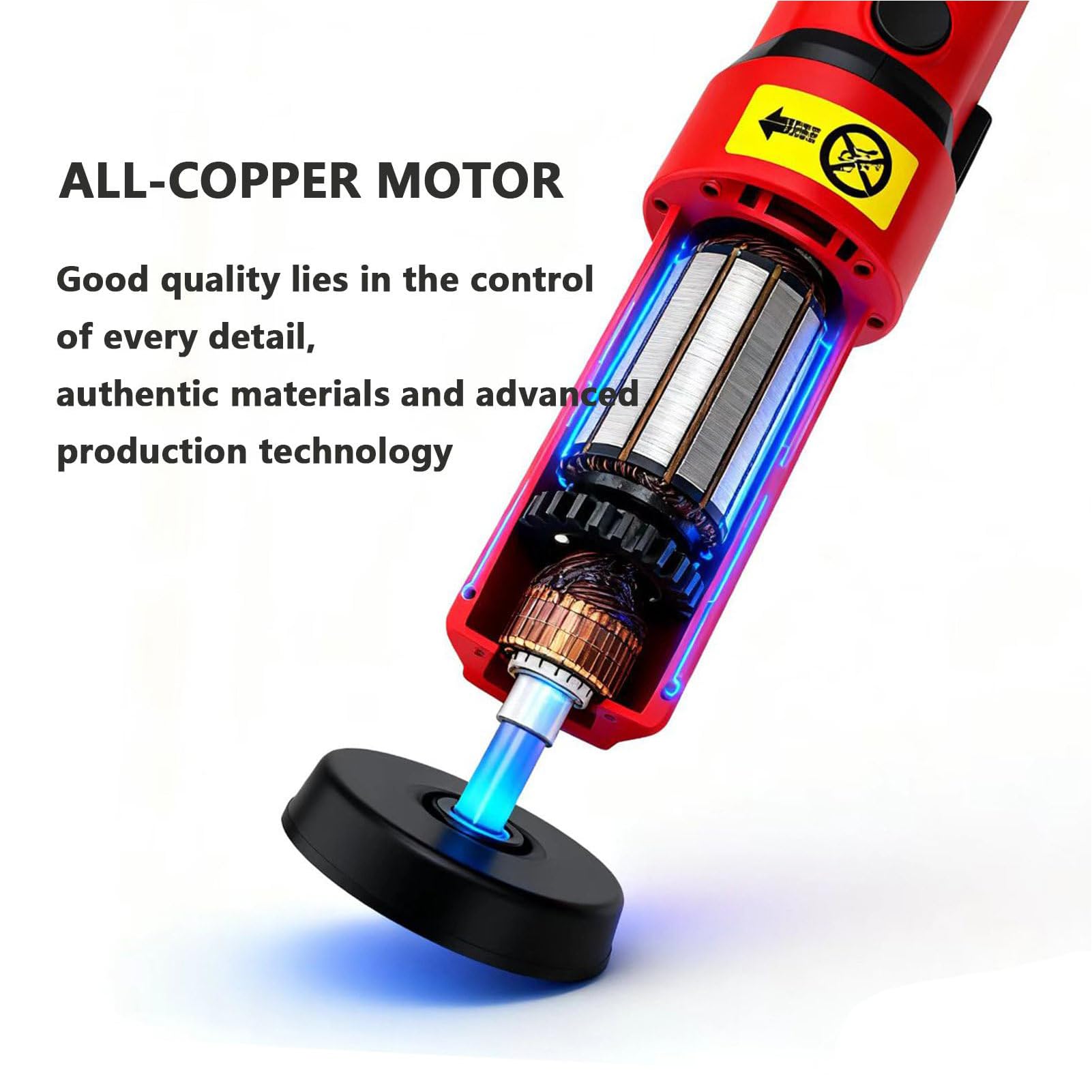Esquiladora Eléctrica para Caballos 690W, Esquiladora de Ganado Eléctrica con Ajuste de 6 Velocidades y Ajuste de la Tensión de la Cuchilla, Velocidad sin Carga 2400 rpm, Diámetro de Corte 77 Orange