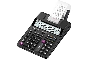 Casio HR-170RC: Small Adding Machine with Convenient Paper Printout
