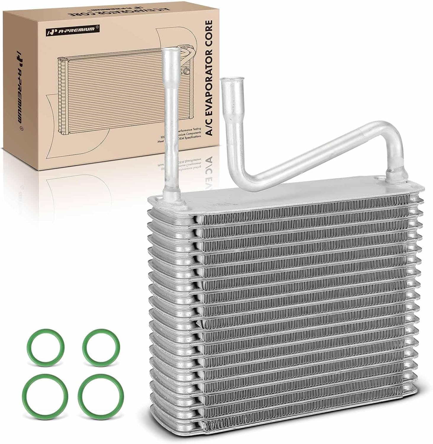 A-Premium AC Evaporator Core Compatible with Ford L8000F/L9000/LN7000/LN8000/LN9000/LTL9000 1991-1993, LL9000 1991-1992, LLA9000 1992-1993, with Manual Air Conditioning