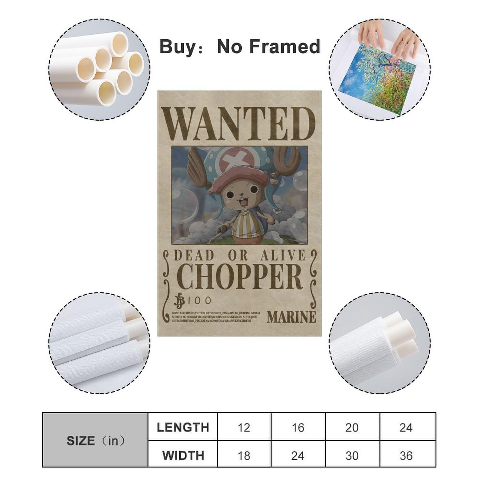 ワンピース プレゼントキャンペーン ポスター キャンバスアート 450名