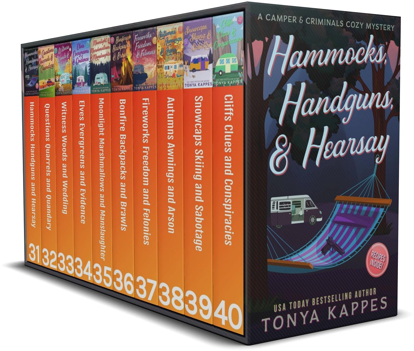 A Camper and Criminals Cozy Mystery: All Ten Books : Box Sets Books 31-40 (Tonya Kappes Books Cozy Mystery Collections)