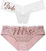 RhinestoneSash Bride Panties - Naughty Lingerie Shower Gifts - Funny Bachelorette Party, Bridal Shower Gift