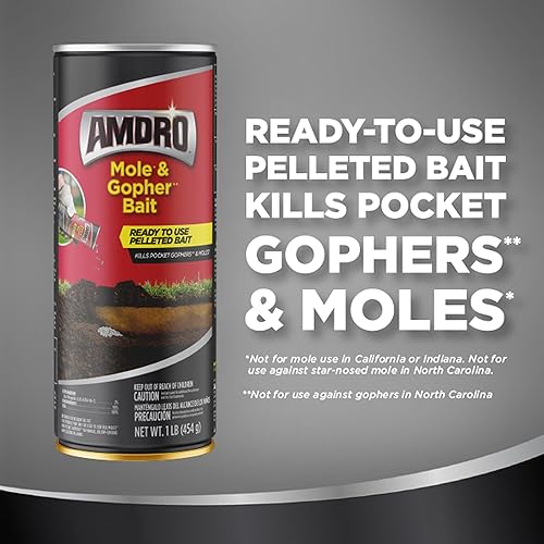 Miniatura 6 de Amdro Mole & Gopher Bait 1 LB, 100510486, etiqueta negra