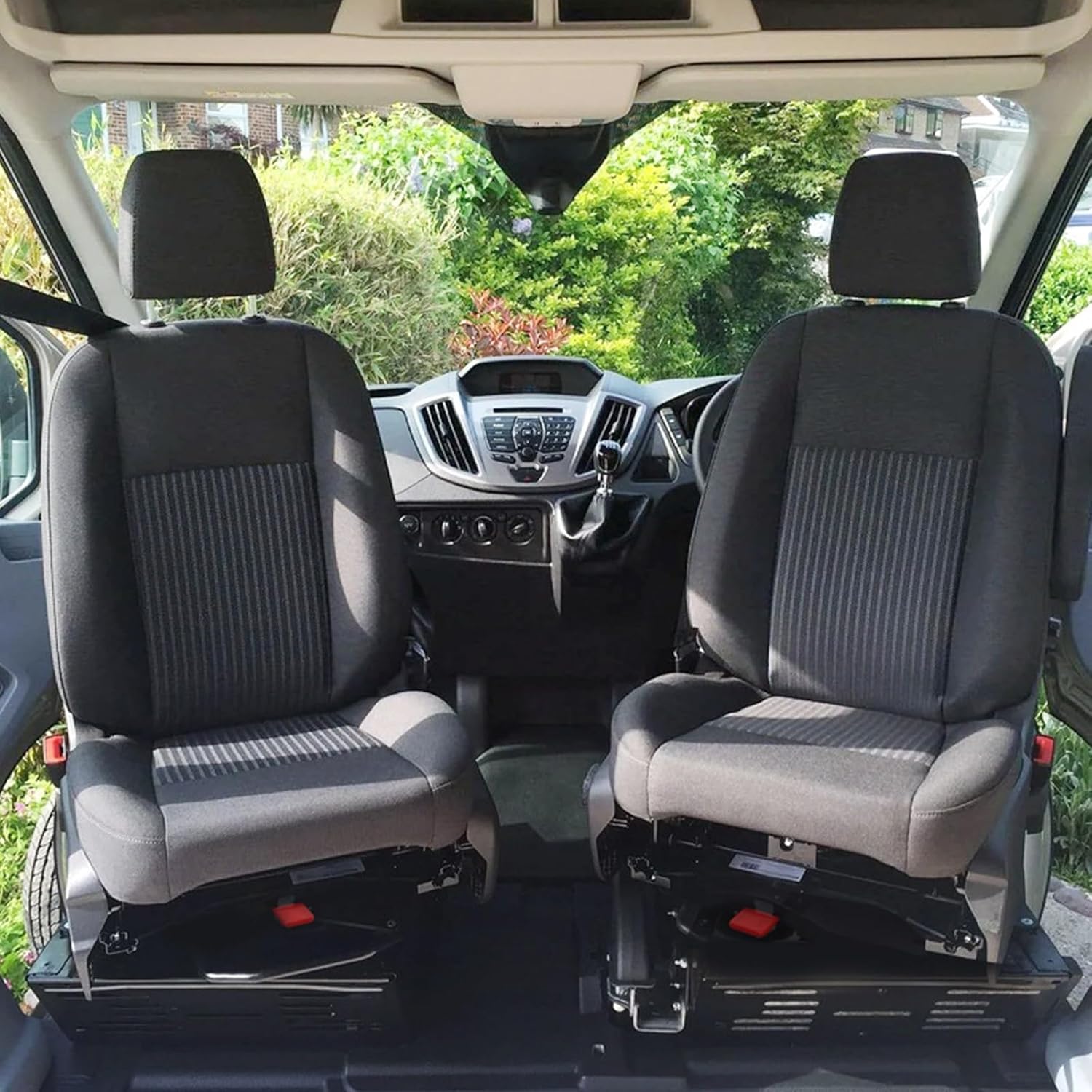 Car Swivel seat Base, 360-degree Rotating Steel car seat Turntable, Chassis Modification Accessories, Commercial Vehicle T5 T6 Passenger Side seat Swivel Base