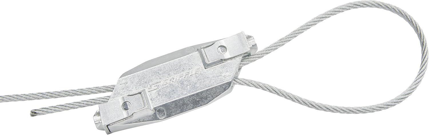 American Lighting LS-LOCK-4 Heavy-Duty Fasteners, Cable Locks for 1/8" Cables, Fasteners Support Loads up to 330 lb (4 Pack)