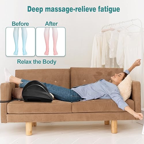 Miniatura 7 de TERELAX Máquina masajeadora de pies, regalo del día del padre, masajeador shiatsu de pies y pantorrillas, dolor de nervios plantares, masaje