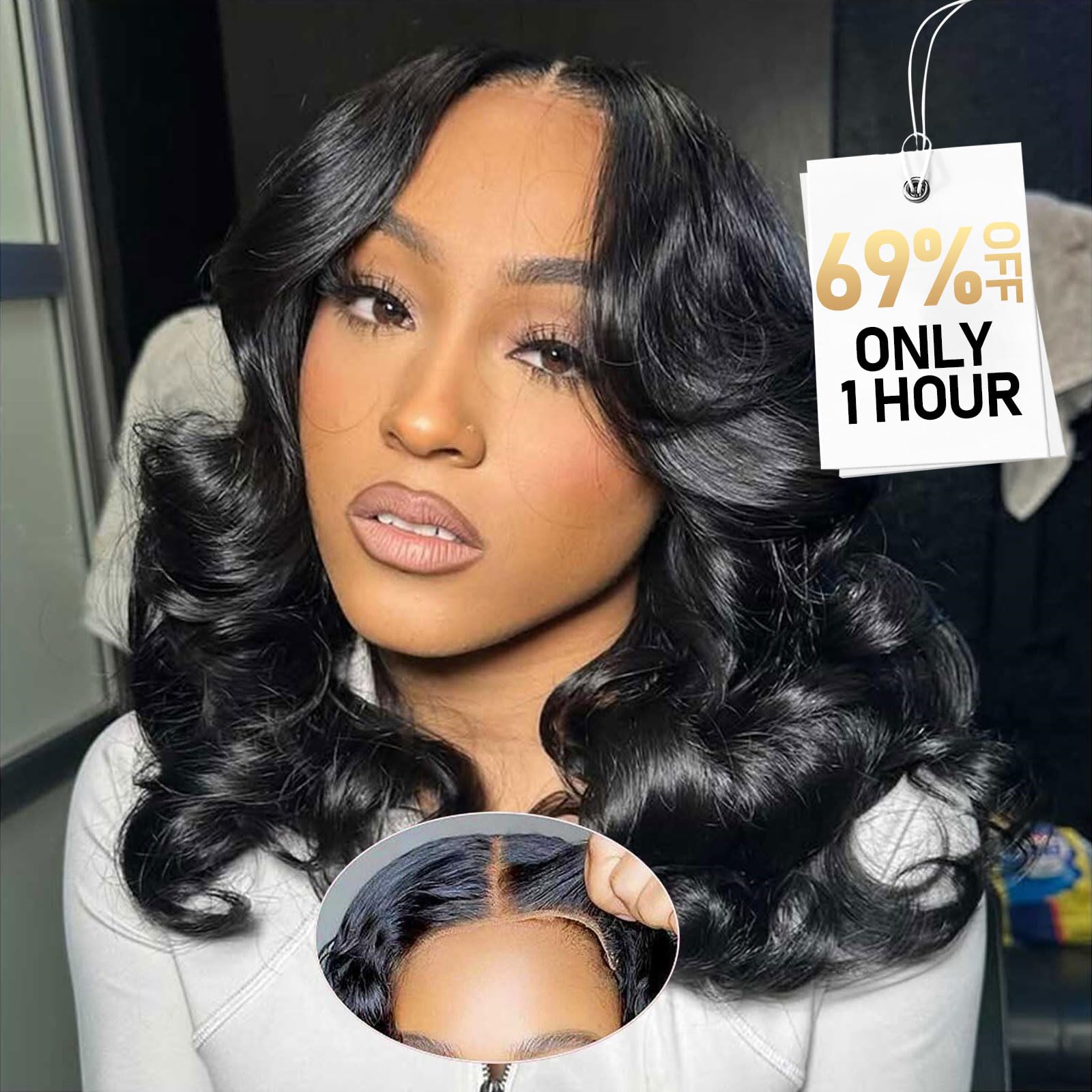 Closure Body Wave 5x5 Bob Wig Human Hair 200% Density 5x5 Hd Lace Closure Wigs Wear And Go Glueless Bob Wig Human Hair For Black Women Glueless Wigs Human Hair 16inch
