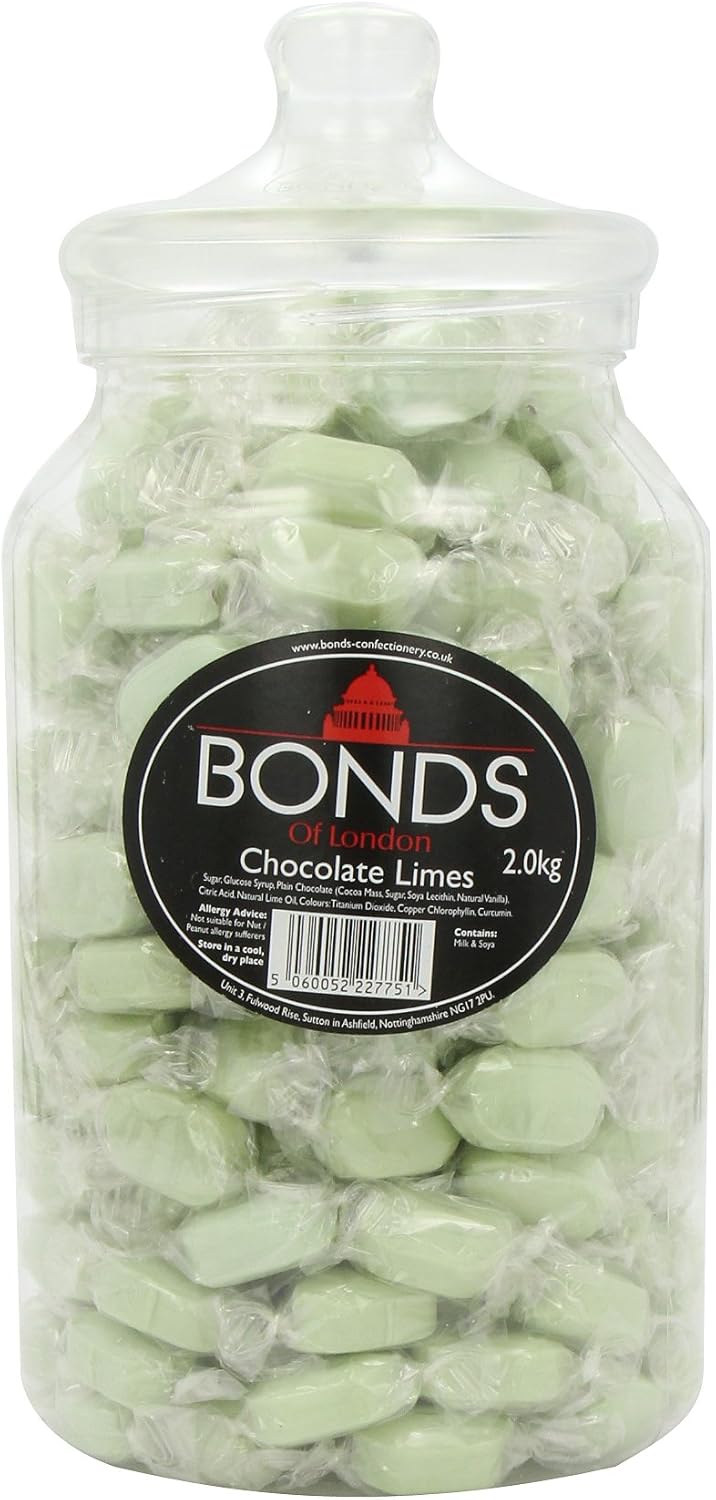 Bonds Candies Jar 2Kg Chocolate Limes Amazon.co.uk Grocery