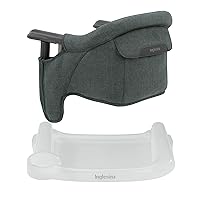 Vista 31 de Inglesina Silla de mesa rápida, mezcla azul pizarra, silla alta portátil para bebés, para bebés y niños pequeños de hasta 37 libras, se adapta a