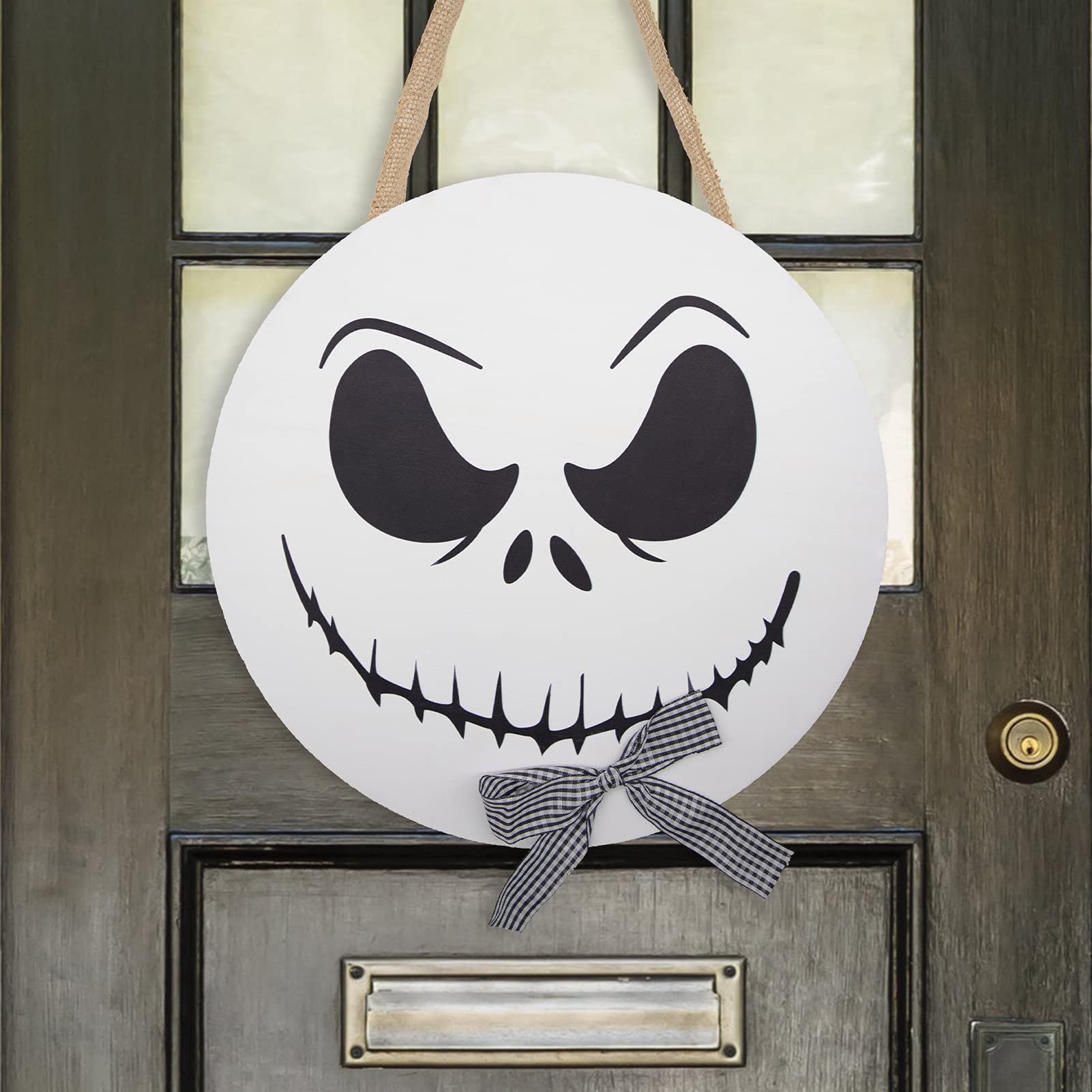 Buy Nightmare Before Christmas Halloween Decorations 12'' Wooden Jack