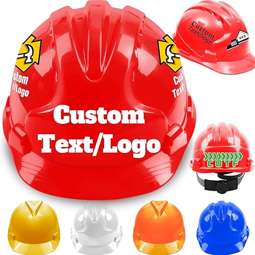 Casco de seguridad para hombre personalizado con nombre, logotipo, foto, cascos de seguridad para construcción, cascos personalizados para