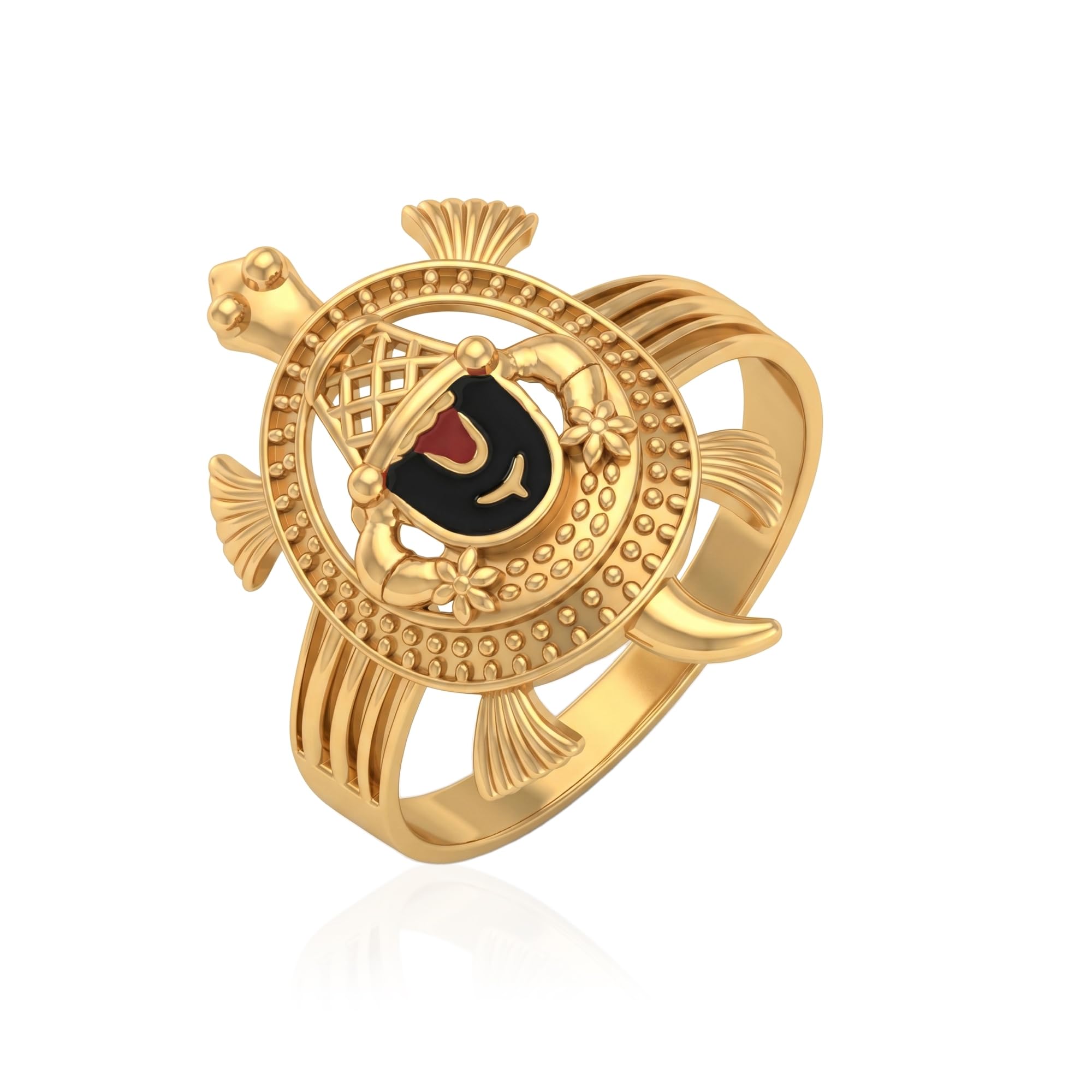 Gold Plated Brass Tirupati Balaji Religious Ring for Men & Women-picture-37
