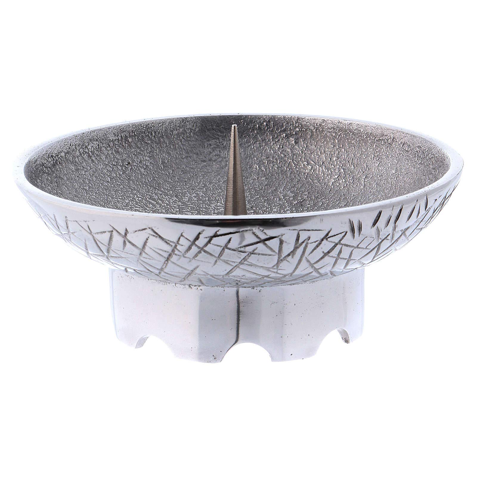 Altar Candle Holder in Brass, Molina
