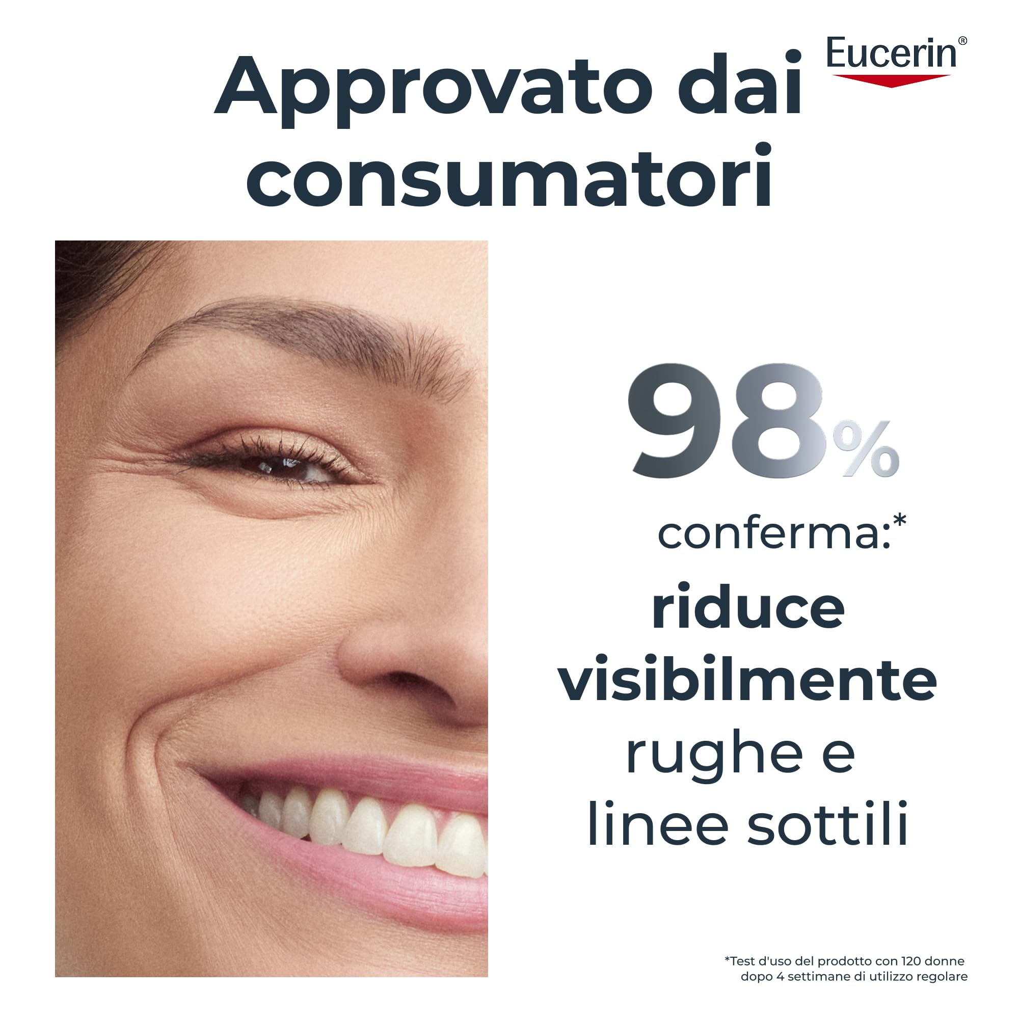 Eucerin Hyaluron-Filler Crema Giorno SPF 30 50 ml, Crema viso antirughe e idratante, Formula con Acido Ialuronico per una pelle ringiovanita adatta per tutti i tipi di pelle