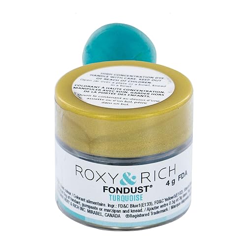 Miniatura 4 de Roxy & Rich Fondust - Colorante alimenticio en polvo, 0.14 oz, marrón toscano