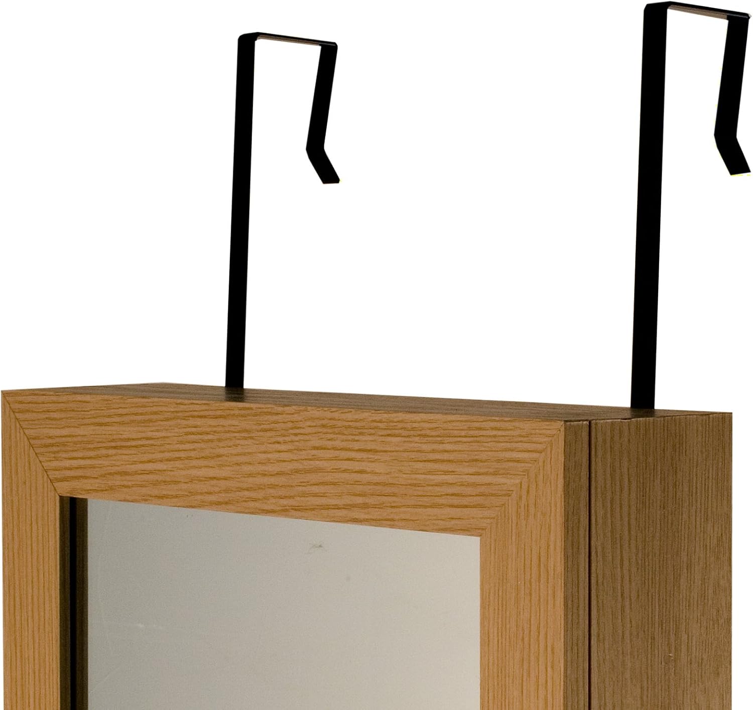 FirsTime & Co. Mirrored Jewelry Armoire, Cherry