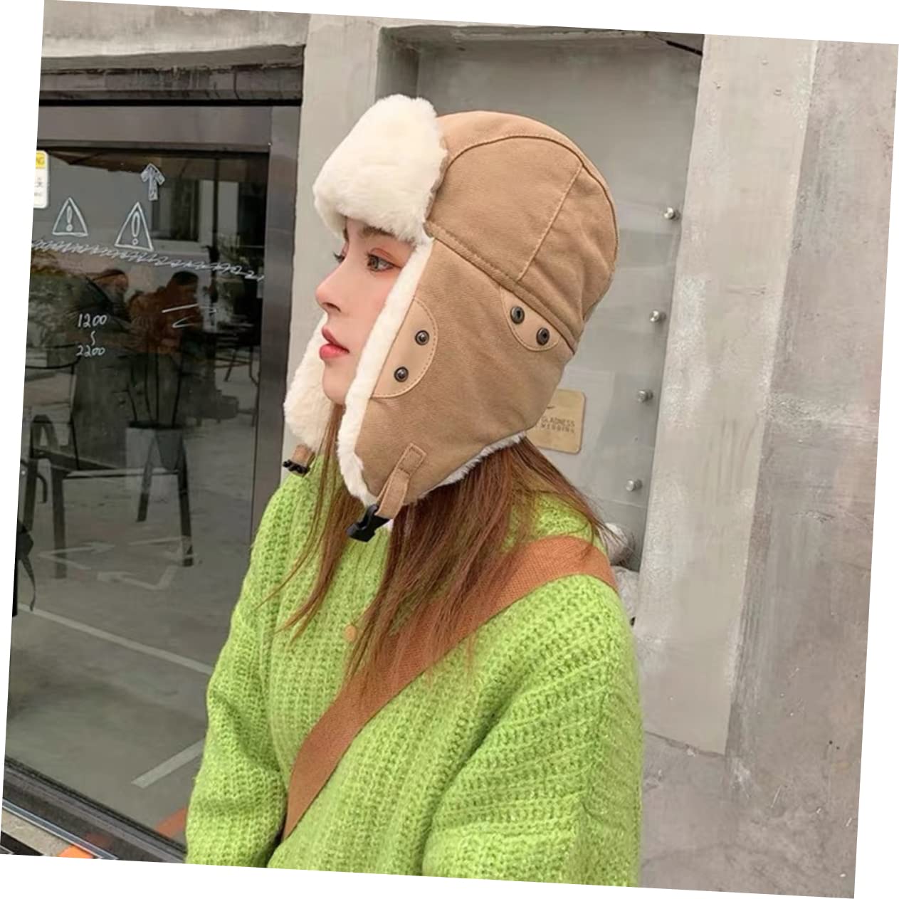 BESPORTBLE Cappello Unisex Spesso e Antivento con Orecchie e Fodera per attività e Escursioni Inverno