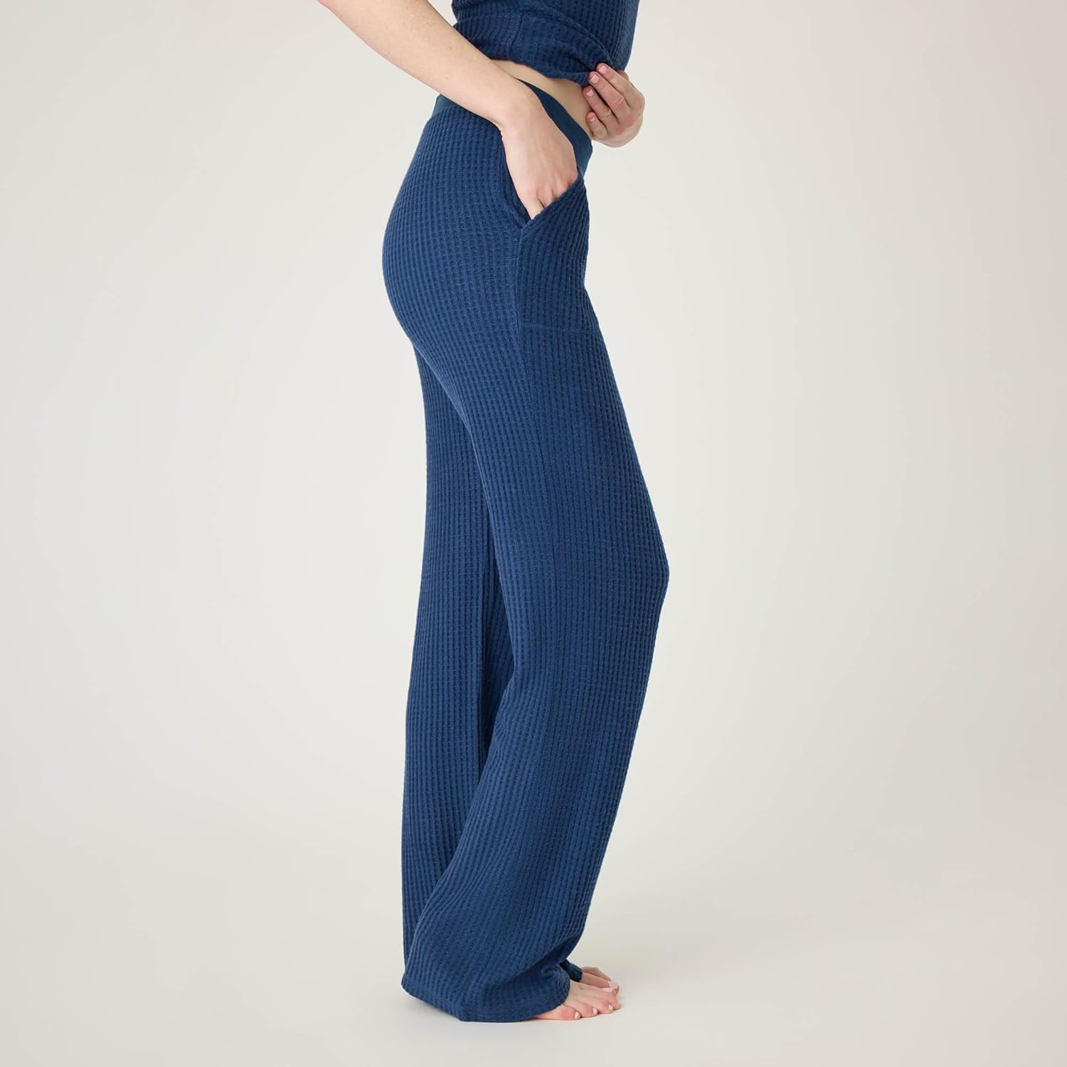 PJ Salvage Womens Morning Waffles Thermal Pajama Pant Bottom - Image 3