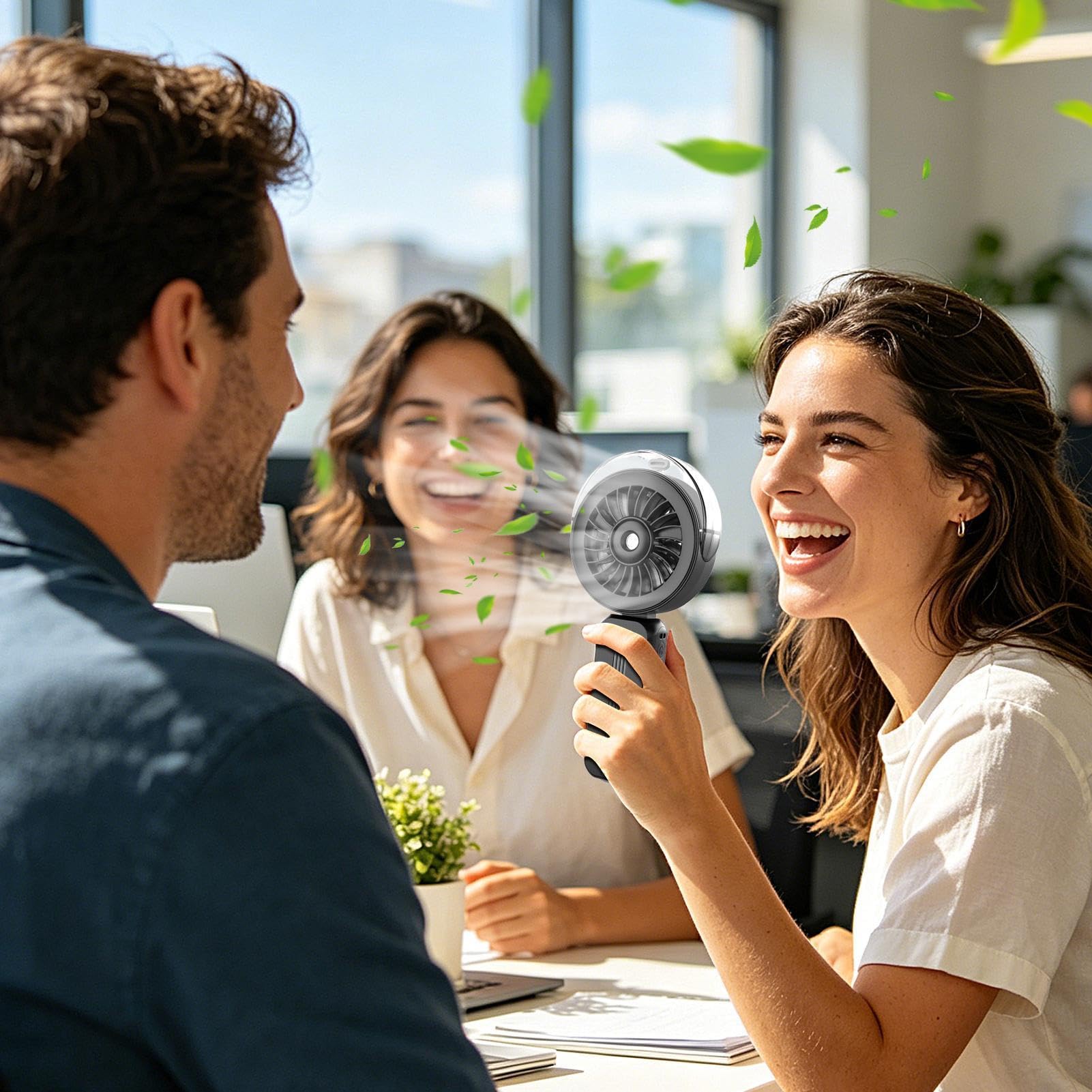 Générique Ventilatore portatile ad acqua a 4 velocità regolabile e