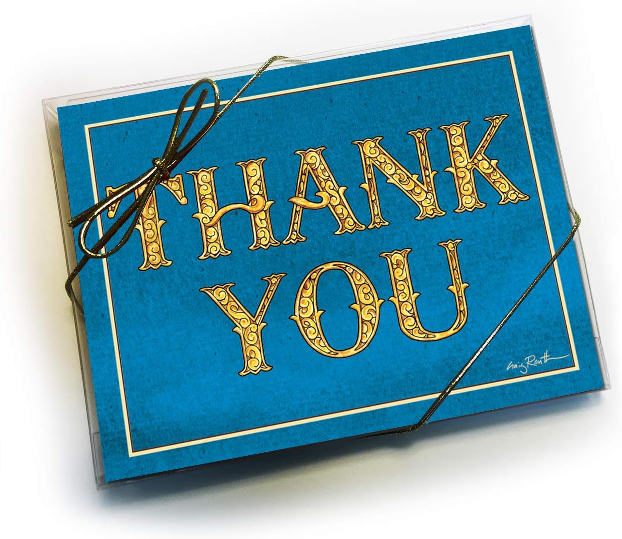 Texas Fancy Thank You note card Office Products