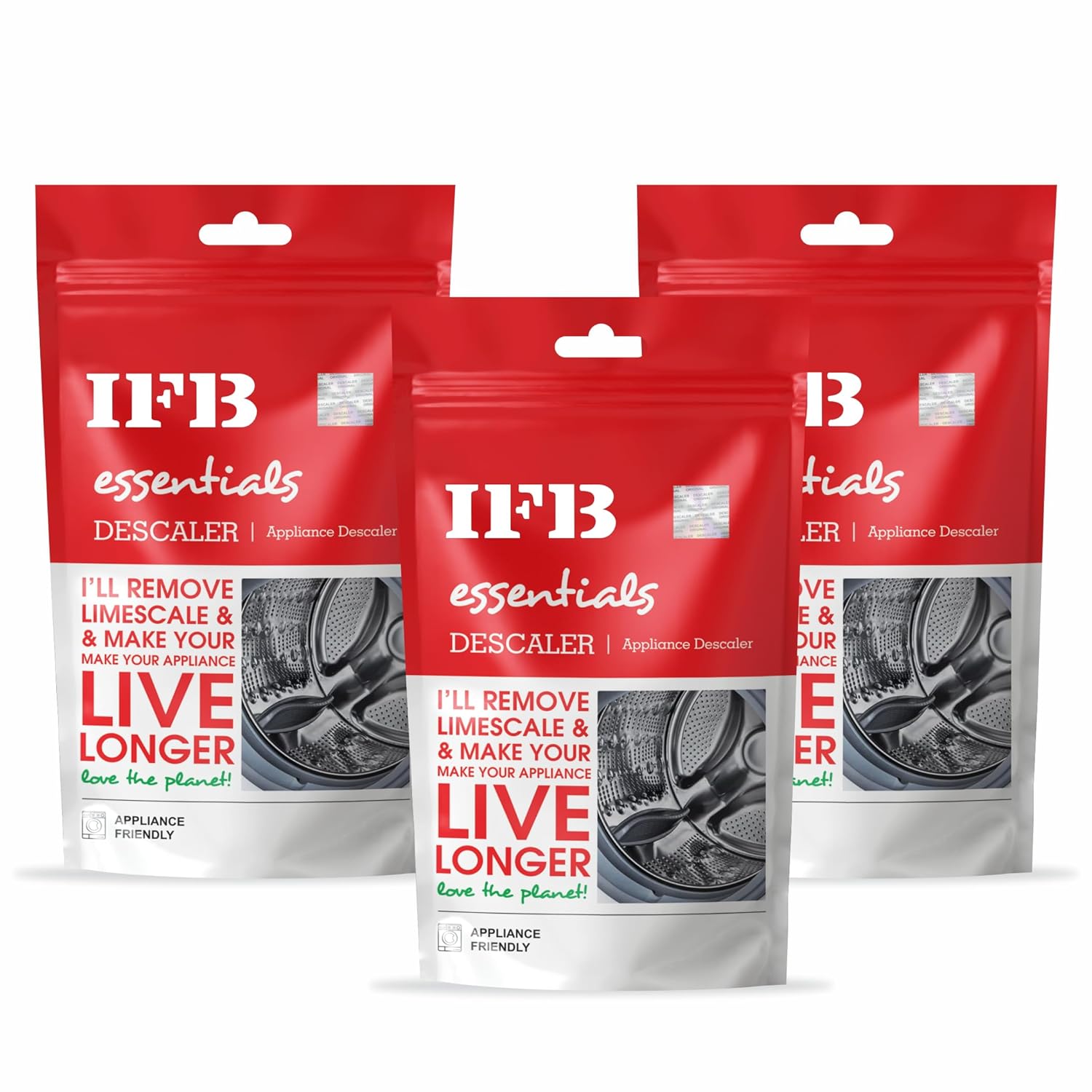 Descaling Powder For Washing Machine Drum Cleaner & Tub Cleaner, Washing Machine Cleaner Powder For All Front & Top Load Washing Machine Descaling Powder 100G (Pack Of 3)