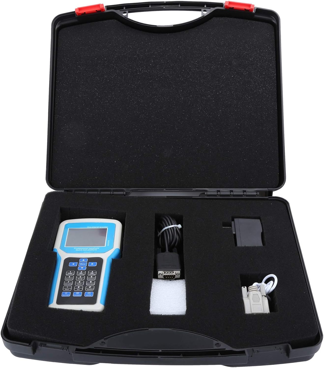 Soil Tester, 7-in-1 2.8in LCD Display High Sensitivity Handheld Soil PH Meter Kit Soil Temperature Humidity Conductivity Nitrogen Phosphorus Potassium Moisture Meter for ​Petrochemical, Agriculture