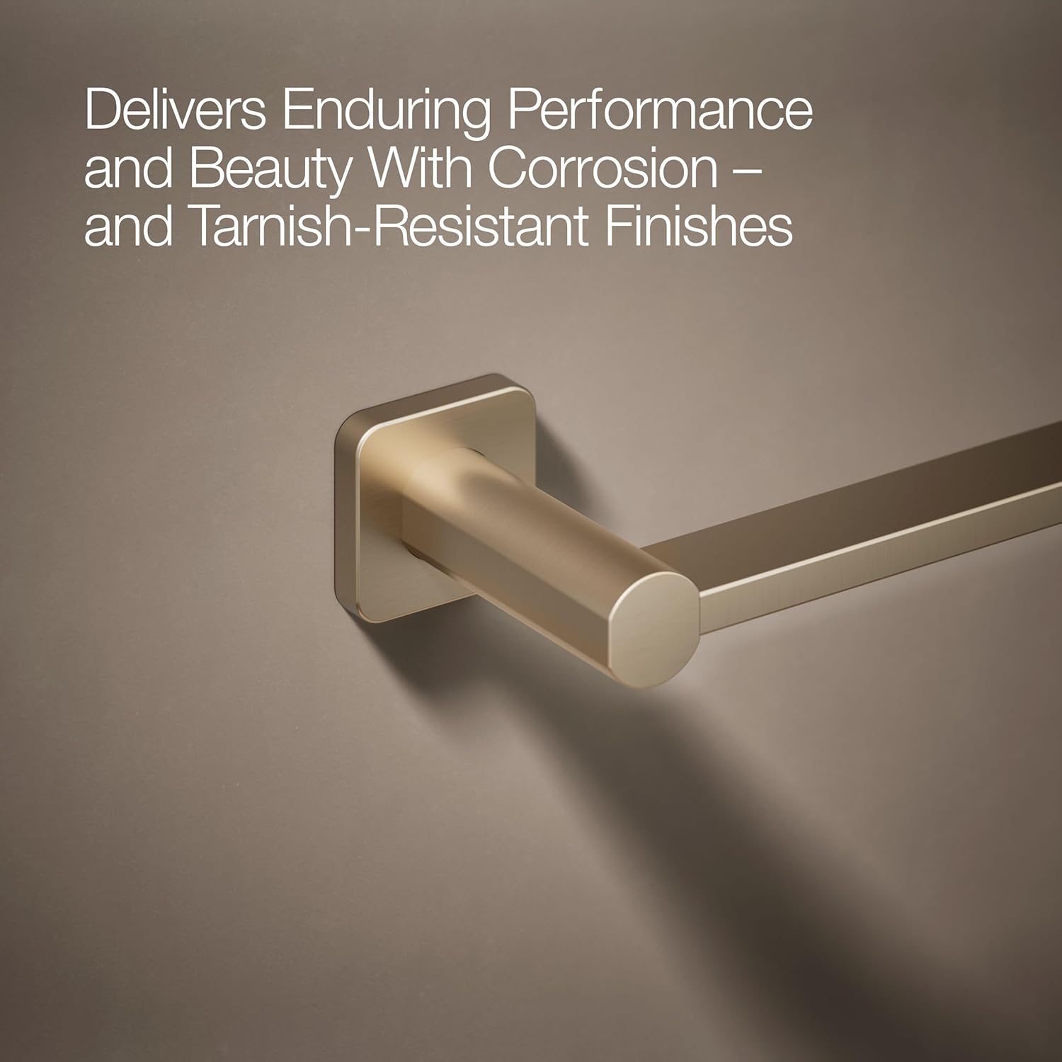 Kohler 23524-BV Parallel® 18" Towel bar, Vibrant Brushed Bronze