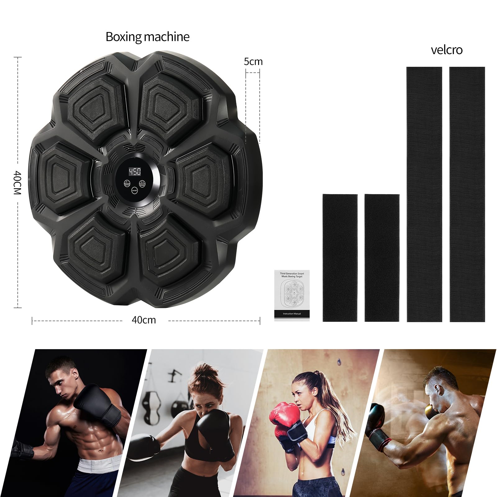 Sacco Da Boxe Professionale 120cm | Tessuto Oxford Resistente Con Catene E Ganci - Per Allenamento - Foto 7