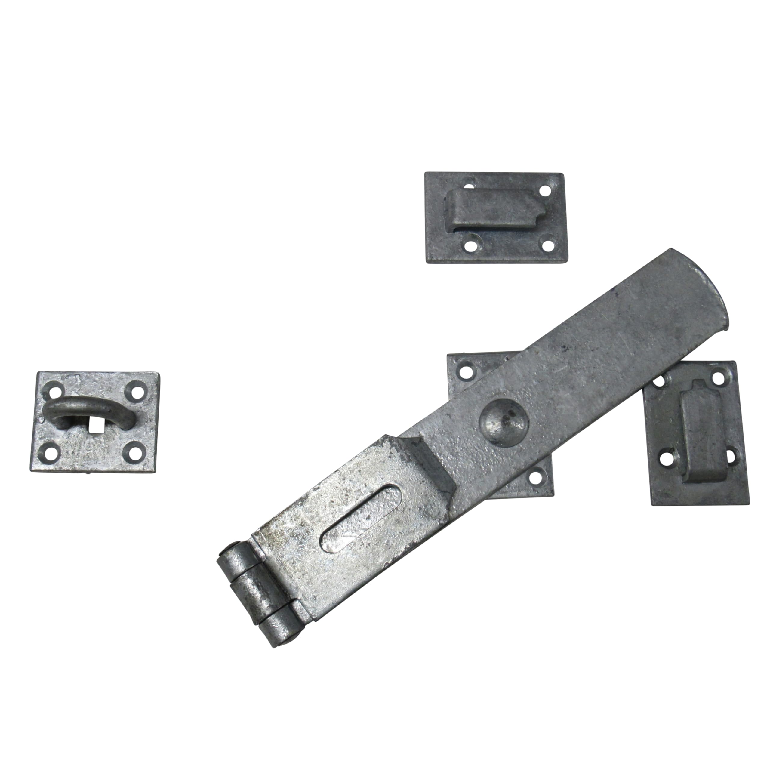Heavy Duty Swivel Hasp & Staple 8" - 24" (Galvanised Locking Gate Door Security)