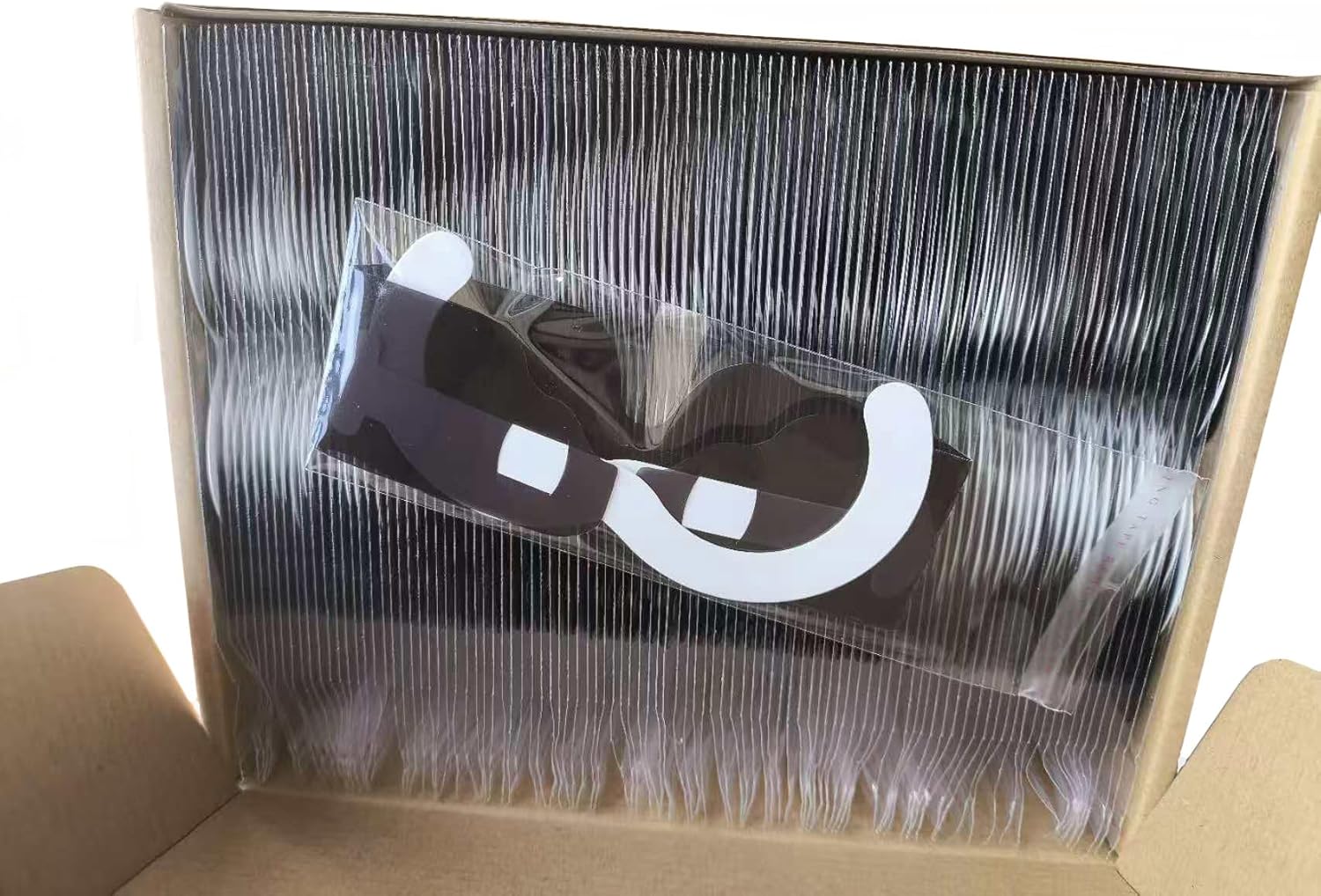 Generic Post Mydriatic Spectacles with Paper Temples Big size Box of 100pcs, 49mmx128mm, Metal Gray