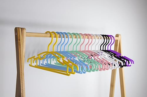 Miniatura 17 de GoodtoU Perchas para niños – Perchas de bebé para armario – Perchas de ropa de bebé, paquete de 60 perchas de plástico para bebés y niños pequeños