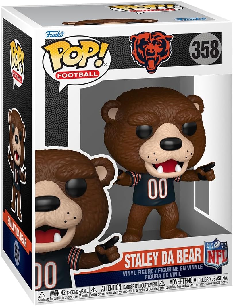 Funko Pop! NFL Mascots: Bears - Staley Da Bear - NFL