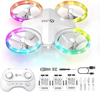 Holy Stone HS180 Mini Drone for Children Toy from 6+ Years, Boys, RC Aeroplane Toy Drone for Children and Beginners with LED Lights, Indoor and Outdoor Gifts for Boys and Girls