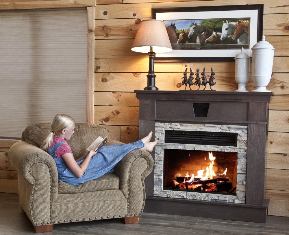 Amazon.com: Hidden Comfort 12000 btu 20 SEER Mini Split Inside of a  Fireplace Surround (Gray) : Home u0026 Kitchen