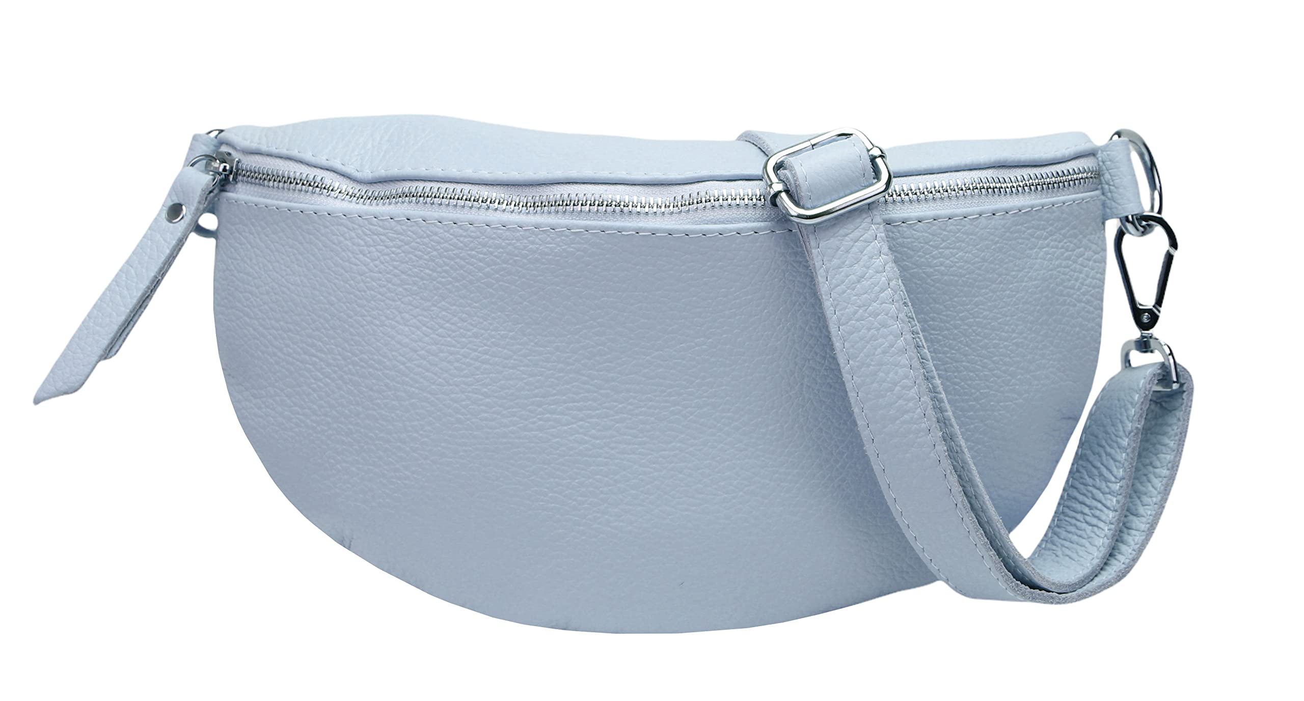 SH Leder ® Lala G399 Sac Banane Unisexe en Cuir véritable pour Festival, Voyage, Grand Sac à bandoulière, 30 x 18 cm