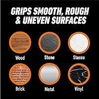 Vista 3 de GORILLA Cinta adhesiva, para conductos, de uso general, resistencia triple en capas, para interior y exterior, cubierta resistente al clima, 1.88