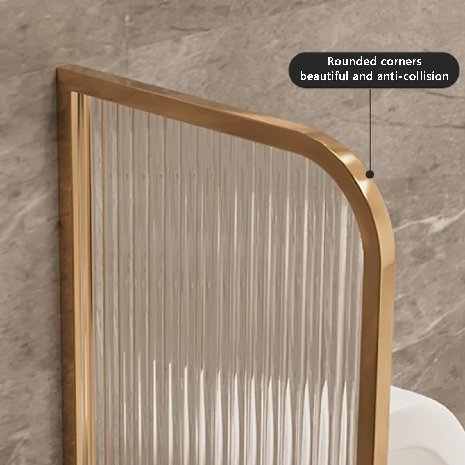 Divisor de orinal de acero inoxidable para hombre, partición de privacidad de pared con vidrio templado para baños públicos, bares y baños comerciales