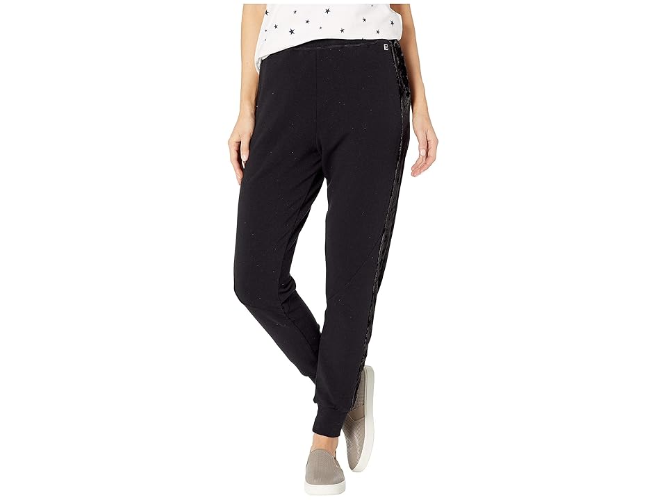 

Body Language Irina Pants (Black/Crushed Velvet) Women's Casual Pants