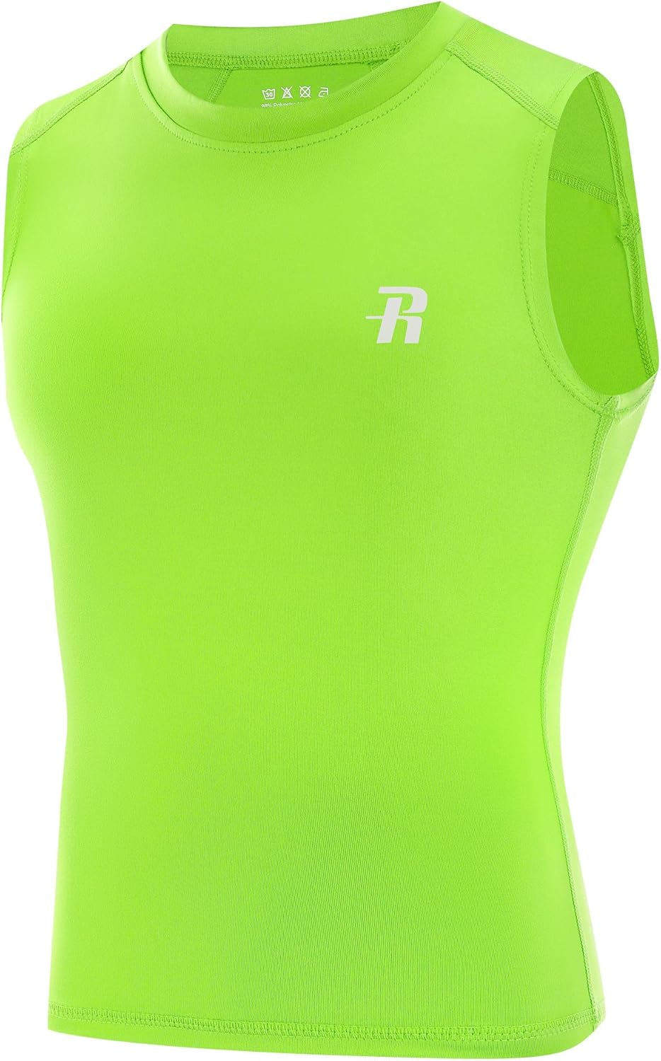 Runhit Boys Sleeveless Compression Shirt Kids Athletic Tank Tops Youth Quick Dry Undershirt for Football Basketball - Image 2