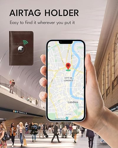 Miniatura 3 de ALLIVE Genuine Leather Passport Holder Wallet Cover Case for Men and Women Travel, Christmas Birthday Gifts, Airport Essentials, Passport Holder