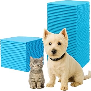 100 Stück Trainingspads für Hunde 35 x 45 cm Hundetoilette Inkontinenz Bettunterlage 6-lagiges Design Hundezubehör Schnell Trocknende Welpen Ältere Hunde Saugstarke Wickelunterlage
