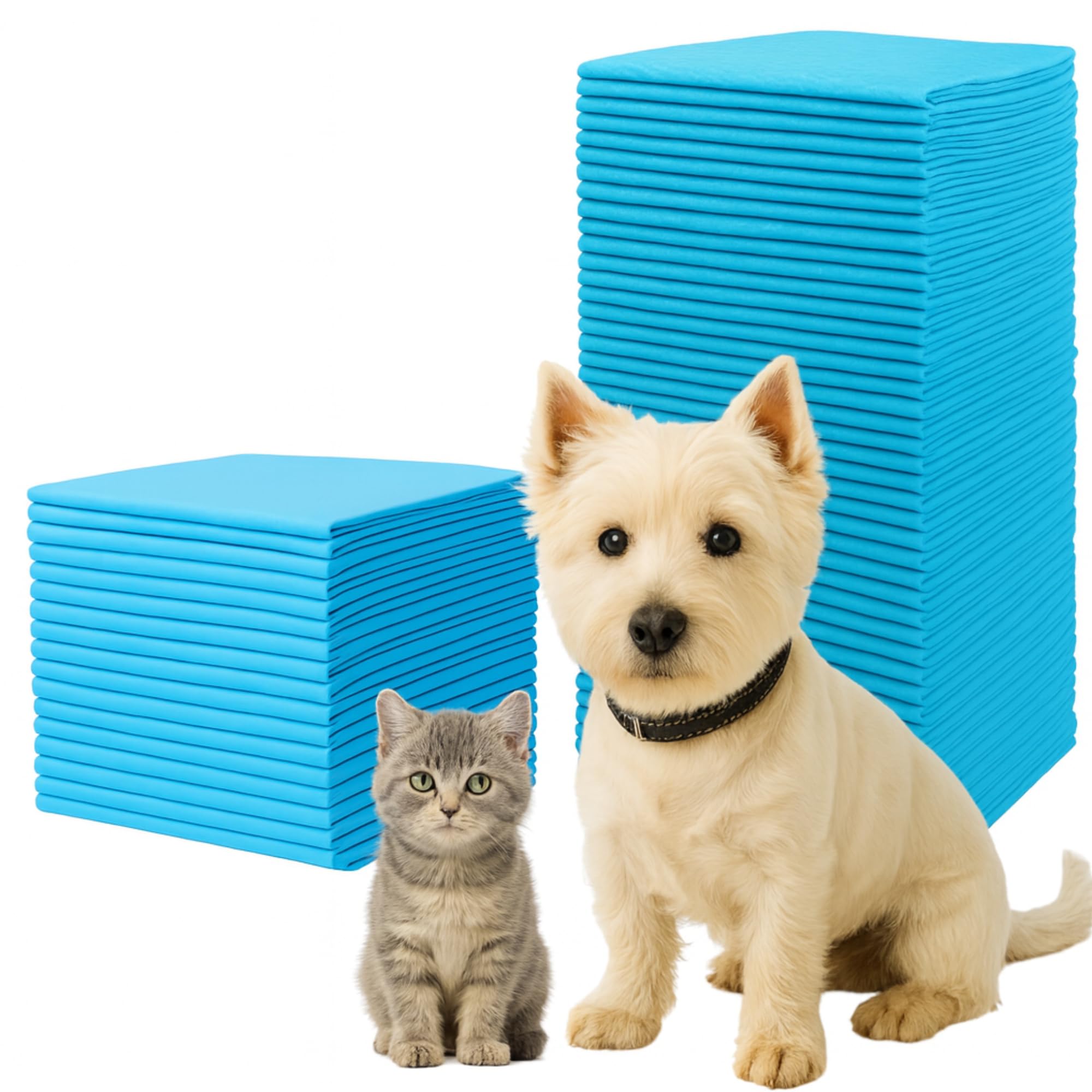 35x45 cm 400 Piezas Empapadores Higiénicos para Perros Cachorros 6 Capas Superabsorbentes Impermeables Secado Rápido Entrenamiento e Incontinencia