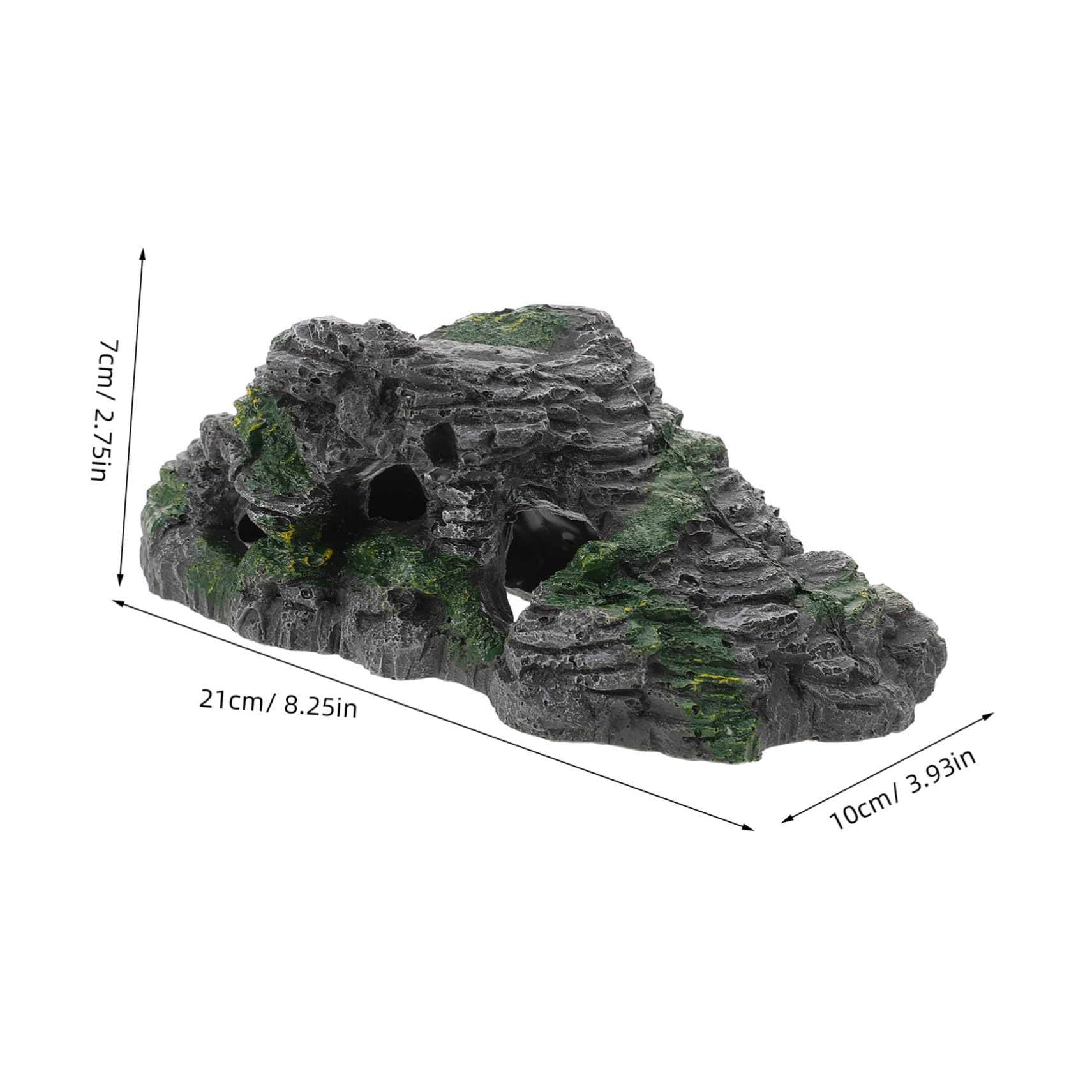 VANZACK 4pezzi Piattaforma di Basking per Tartarughe Decorativa di Roccia per Acquari e Terrari Accessori per Rettili e Piccoli Animali Facile da Installare e Ottimo per Esercizio