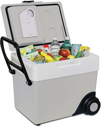 W-65 Koolatron Kargo Wheeler 33 Quart 12 Volt Cooler/Warmer with Wheels W65